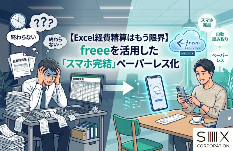 Excelでの経費精算はもう限界。freeeを使った「スマホ完結」のペーパーレス導入手順
