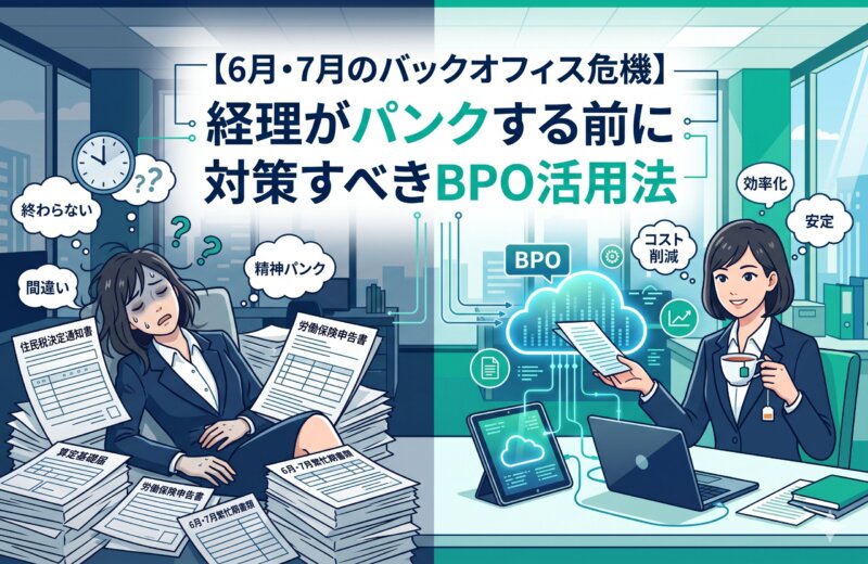 【6月・7月のバックオフィス危機】住民税更新と算定基礎届で経理がパンクする前に対策すべきこと